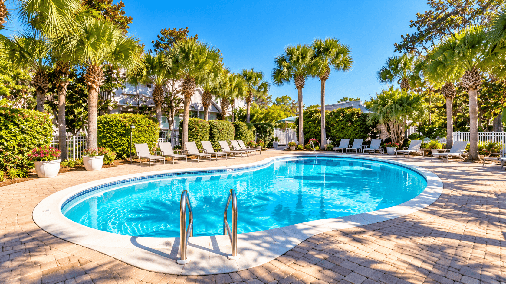Two Community Pools & Tennis Courts